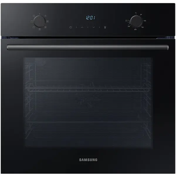 Samsung Cuptor incorporabil Samsung NV68A1140BK/OL, Electric, 68 l, Autocuratare catalitica, True convection, Clasa A, Negru