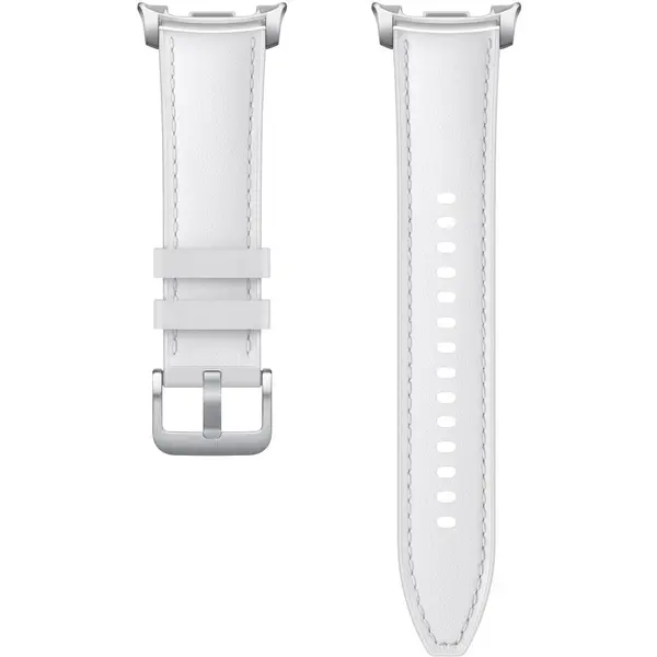 Samsung Curea Smartwatch Samsung Hybrid pentru Galaxy Watch8 / Watch8 Classic (S/M/L), Alb