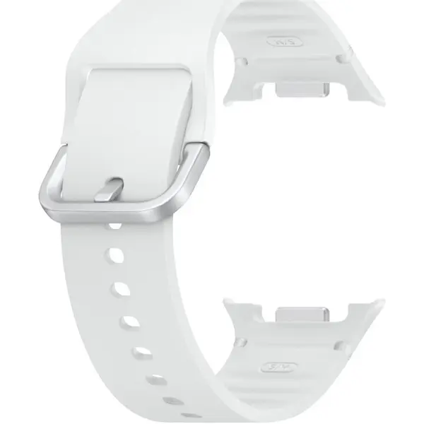 Samsung Curea Smartwatch Samsung Sport pentru Galaxy Watch8 / Watch8 Classic, marime S/M, Alb