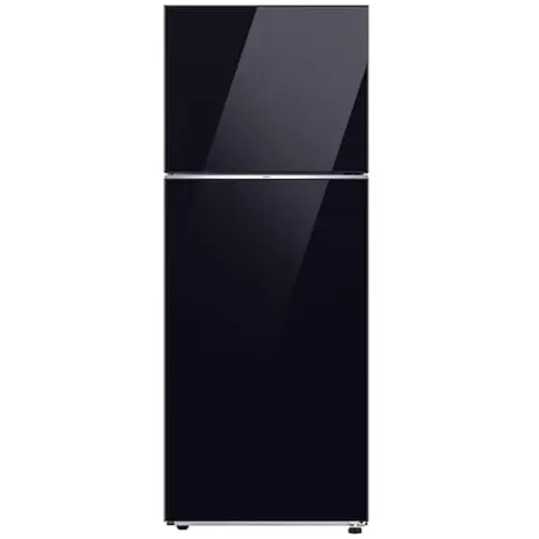 Samsung Frigider cu doua usi Samsung RT47CB662622EO, Capacitate 465 l, Clasa E, No Frost, All Around Cooling, WiFi, Smart Control, Sticla Neagra