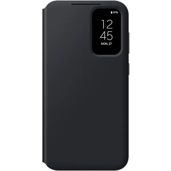 Samsung Husa de protectie Samsung Flip S-View Wallet Cover pentru Galaxy S23 FE, Negru