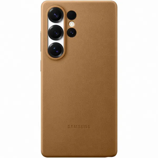 Samsung Husa de protectie Samsung Kindsuit Leather Case pentru Galaxy S25 Ultra, Auriu