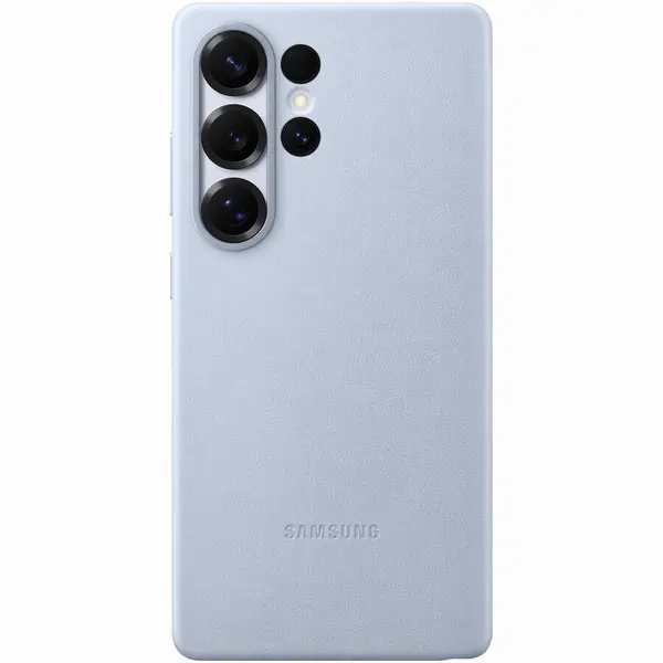 Samsung Husa de protectie Samsung Kindsuit Leather Case pentru Galaxy S25 Ultra, Albastru deschis