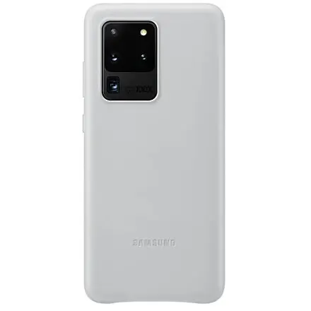 Samsung Husa de protectie Samsung Leather Cover pentru S20 Ultra, Gri