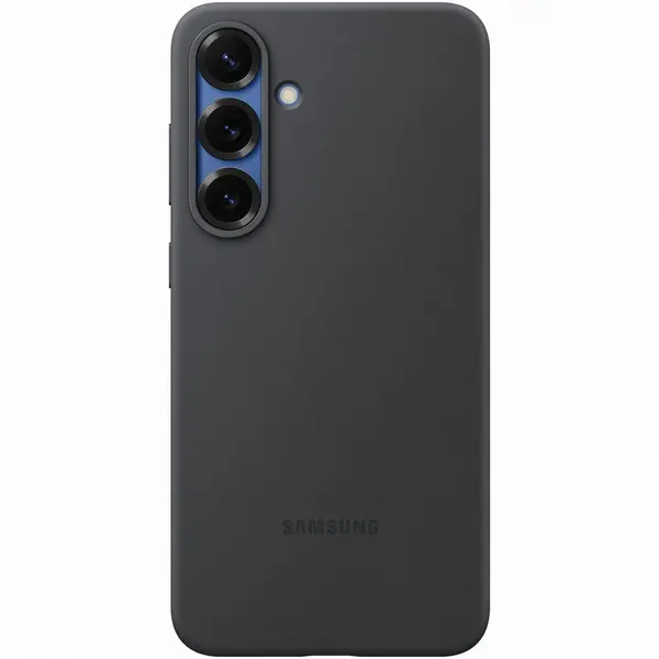 Samsung Husa de protectie Samsung Silicone Case pentru Galaxy S25+, Negru