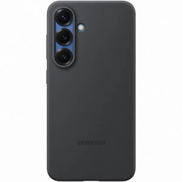 Samsung Husa de protectie Samsung Silicone Case pentru Galaxy S25, Negru