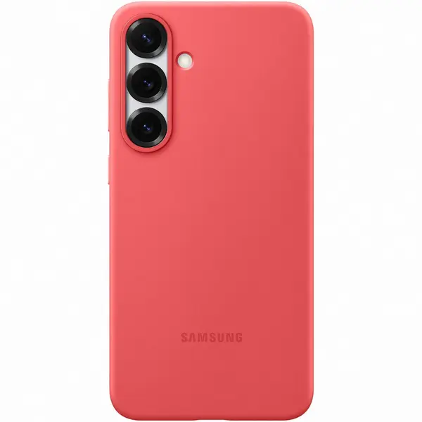 Samsung Husa de protectie Samsung Silicone Case pentru Galaxy S25+,Rosu