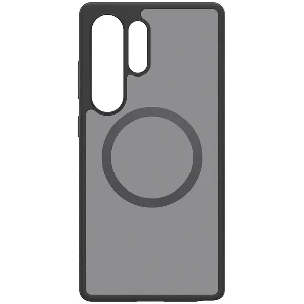 Samsung Husa Protectie Spate pentru telefon mobil Samsung Galaxy S25 Ultra (S938) GP-FPS938PGBJW, Clear Magnet Case, Frost Negru