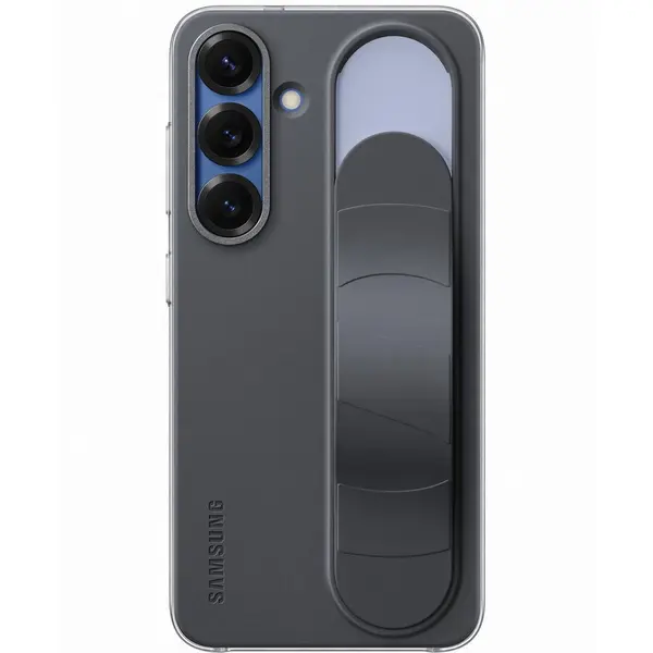 Samsung Husa Protectie Spate pentru telefon mobil Samsung Galaxy S25 (S931) EF-GS931CBEGWW, Standing Grip Case, Negru