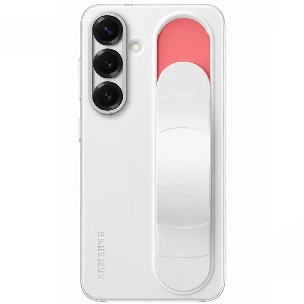 Samsung Husa Protectie Spate pentru telefon mobil Samsung Galaxy S25 (S931) EF-GS931CWEGWW, Standing Grip Case, Alb