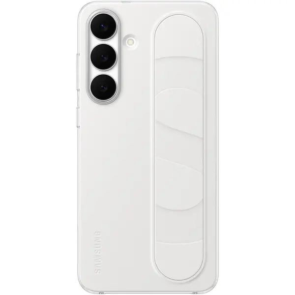 Samsung Husa Protectie Spate pentru telefon mobil Samsung Galaxy S25 FE (S731) EF-GS731CWEGWW, Standing Grip Case, Alb