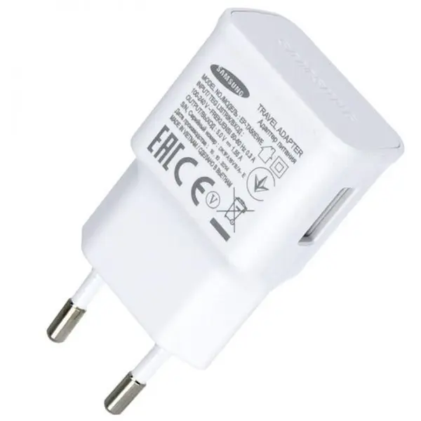 Samsung Incarcator retea Samsung EP-TA50EWE, Iesire USB, Alb, ad/EP-TA50EW/a-or