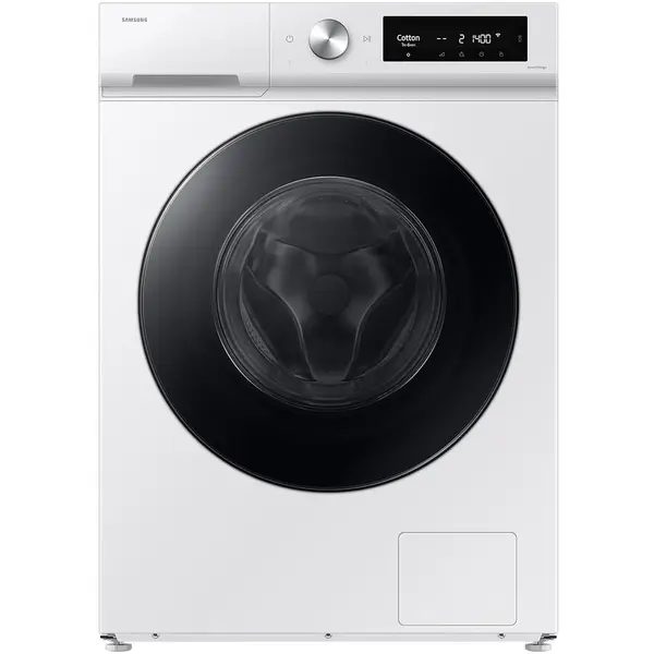 Samsung Masina de spalat rufe cu uscator Samsung Bespoke AI WD90DB7B85GU4, Spalare 9 kg, Uscare 6 kg, 1400 RPM, Clasa D, AI Wash, Auto Dispense, AI Ecobubble, AI Control, Super speed 39 min, WiFi, Alb
