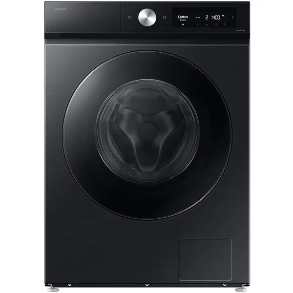Samsung Masina de spalat rufe cu uscator Samsung Bespoke AI WD90DB7B85GBU4, Spalare 9 kg, Uscare 6 kg, 1400 RPM, Clasa D, AI Wash, Auto Dispense, AI Ecobubble, AI Control, Super speed 39 min, WiFi, Negru