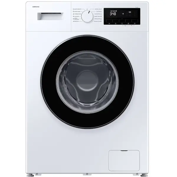 Samsung Masina de spalat rufe Samsung, Slim, 9 kg, Clasa A, 1400rpm, Hygiene Steam, Motor Digital Inverter, Display LED, Quick Wash 15', Sertar StayClean, DrumClean+, Alb