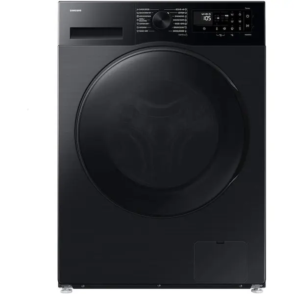 Samsung Masina de spalat rufe slim cu uscator Samsung WD90DG5G34BBLE, Spalare 9 kg, Uscare 5 kg , 1400 rpm, Clasa A, Super Speed 39, Space Max, Hygiene Steam, Air Wash, Smart Things, Digital Inverter Motor, Negru