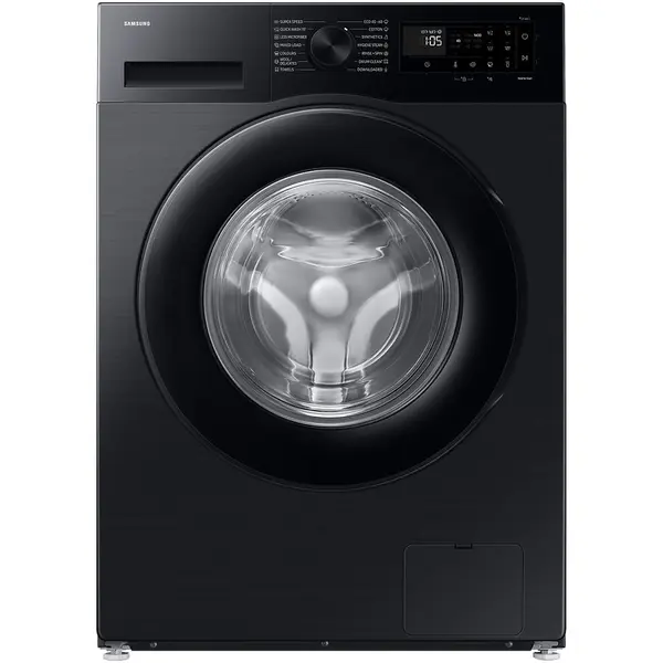 Samsung Masina de spalat rufe slim Samsung WW90DG5G34ABLE, 9 kg, 1400 rpm, Clasa A, AI Ecobubble, Super Speed 39, SpaceMax, Hygiene Steam, Smart Things, Digital Inverter Motor, Negru