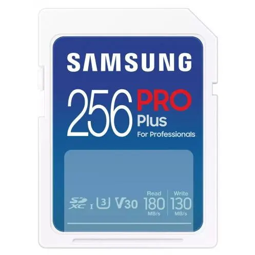 Samsung Memory Card SDXC Samsung PRO Plus MB-SD256S/EU 256GB, Class 10, UHS-I U3, V30