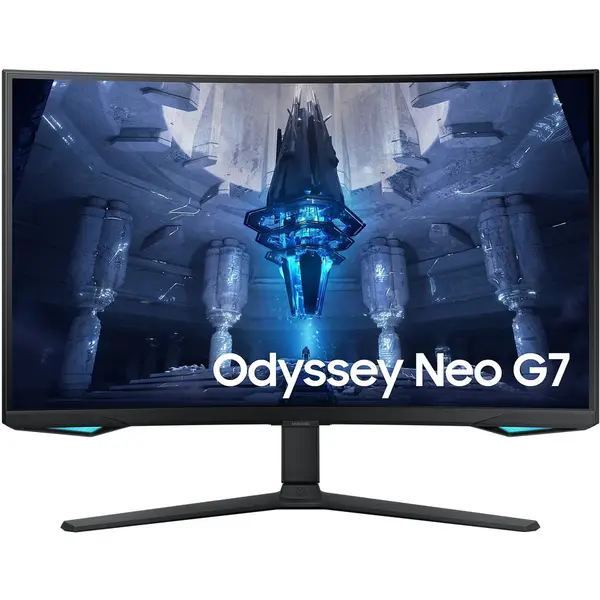 Samsung Monitor Gaming LED Curbat Samsung Odyssey Neo G7 LS32BG750NPXEN, 32, 3840x2160, 165 Hz, 1ms GTG, Negru