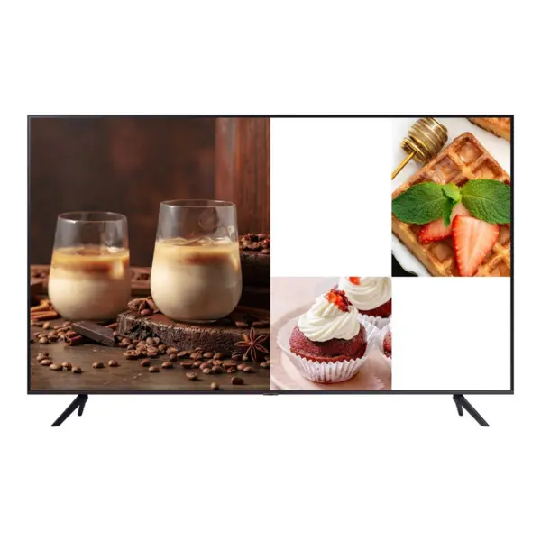 Samsung Monitor profesional Samsung, LH55BECHLGUXEN, 139,7 cm, LED, Wi-Fi, 4K, Ultra HD, Negru
