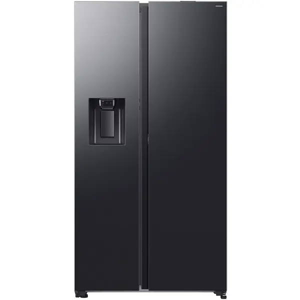 Samsung Side by side Samsung RS80F66KBFEO, 634 l, SmartThings AI Energy, Full No Frost, Twin & Metal Cooling, Dozator de apa/gheata, Compresor Digital Inverter, Clasa B, H 178.4 cm, Inox negru
