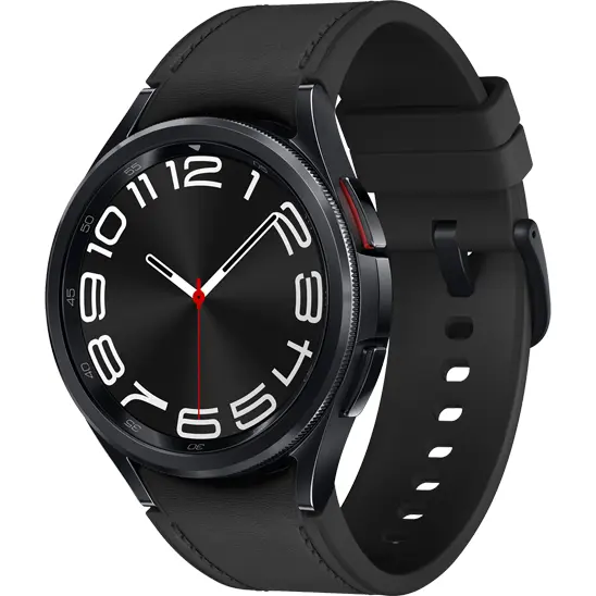 Samsung Smartwatch Samsung Watch 6 Classic SM-R955 4G LTE, ecran AMOLED 1.31, 2GB RAM, 16GB Flash, Bluetooth 5.3, Carcasa Otel, 43mm, Waterproof 5ATM, Negru
