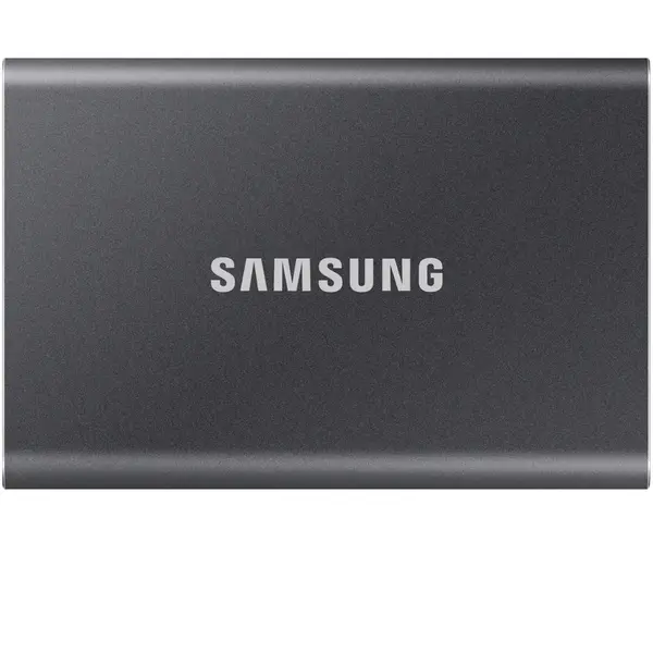 Samsung SSD extern Samsung T7 portabil, 2TB, USB 3.2, Titan Grey