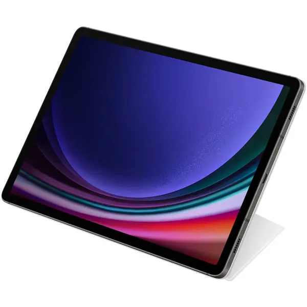 Samsung Tableta Samsung Galaxy Tab S9 FE si Husa book Flip Cover, 6GB RAM, 128GB, WIFI, Argintiu