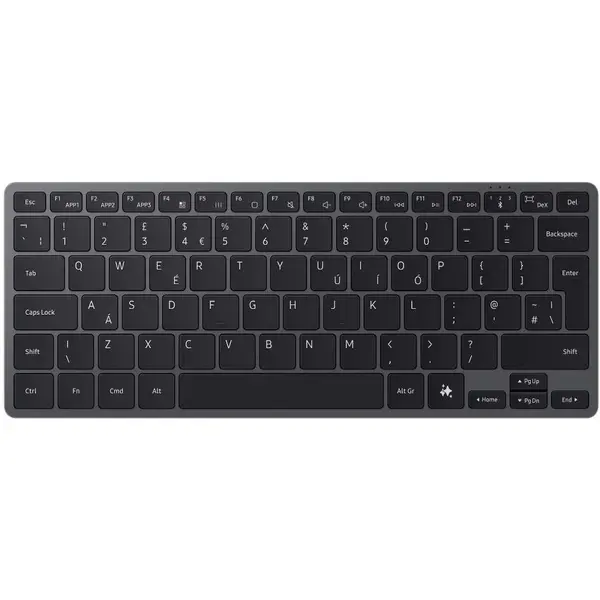 Samsung Tastatura Samsung Smart Keyboard EJ-B7800UBEGWW, Bluetooth, 80 taste, AI Short Key, Gri inchis
