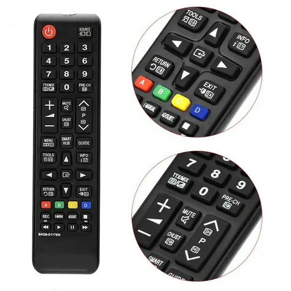 Samsung Telecomanda originala Samsung TM1240A Smart TV, BN59-01175N, 44 butoane, infrarosu, neagra