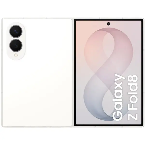 Samsung Telefon mobil pliabil Samsung Galaxy Z Fold8, 16GB RAM, 1TB, 5G, Dual SIM, Cream