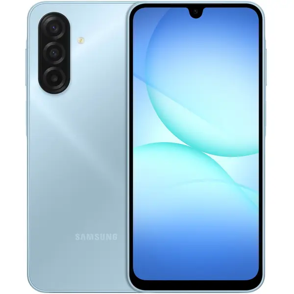 Samsung Telefon mobil Samsung Galaxy A17, Dual SIM, 4GB RAM, 128GB, 4G, Albastru deschis