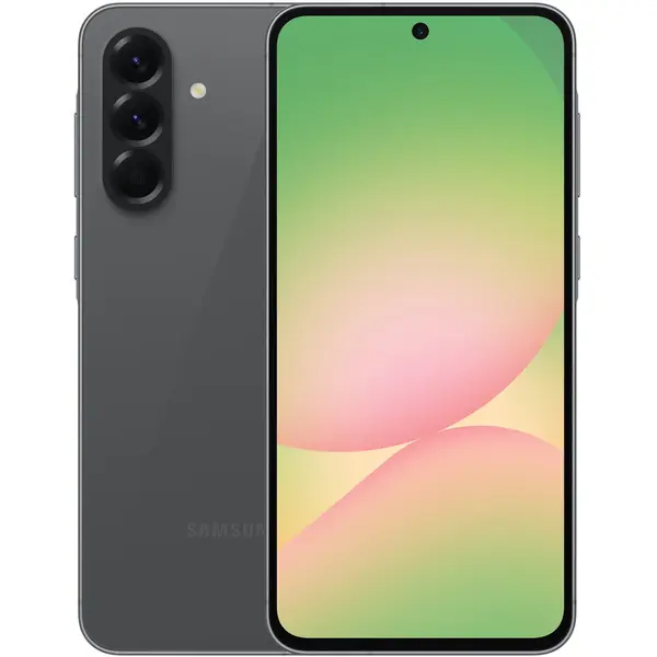 Samsung Telefon mobil Samsung Galaxy A56, Dual SIM, 8GB RAM, 128GB, 5G, Gri-Inchis