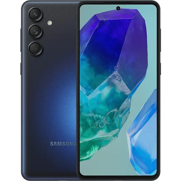 Samsung Telefon mobil Samsung Galaxy M55, 256GB, 8GB RAM, Dual SIM, 5G, Albastru-Inchis