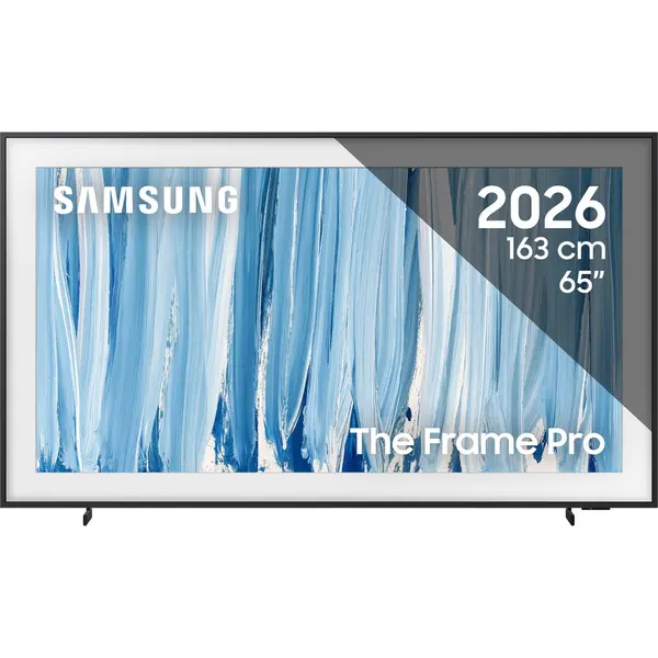 Samsung Televizor Samsung Neo QLED The Frame Pro 65LS03HW, 163 cm, Smart, 4K Ultra HD, 144 Hz, Clasa F (Model 2026), Negru