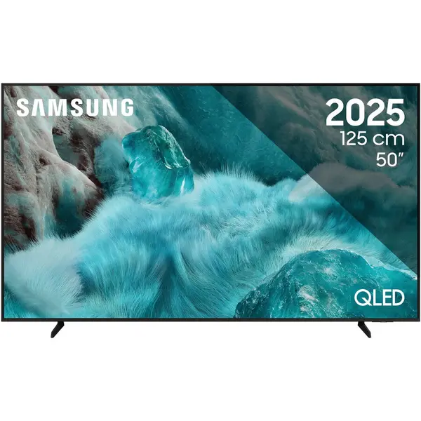 Samsung Televizor Samsung QLED 50Q7F2, 125 cm, Smart, 4K Ultra HD, Clasa G (Model 2025), Negru
