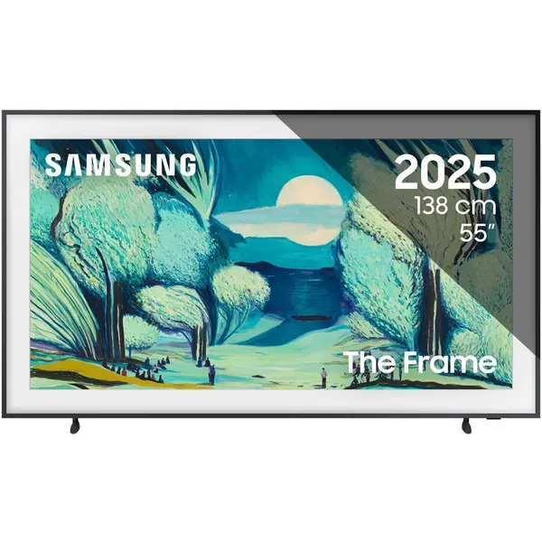 Samsung Televizor Samsung QLED The Frame 55LS03F, 138 cm, Smart, 4K Ultra HD, Clasa G (Model 2025), Negru