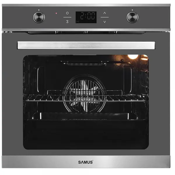 Samus Cuptor incorporabil Samus SC626GDX9 GRAY, 75L, Clasa A