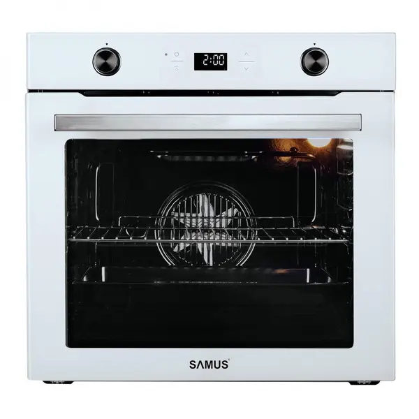 Samus Cuptor incorporabil Samus SC626WGD9, 75L, Sticla alba