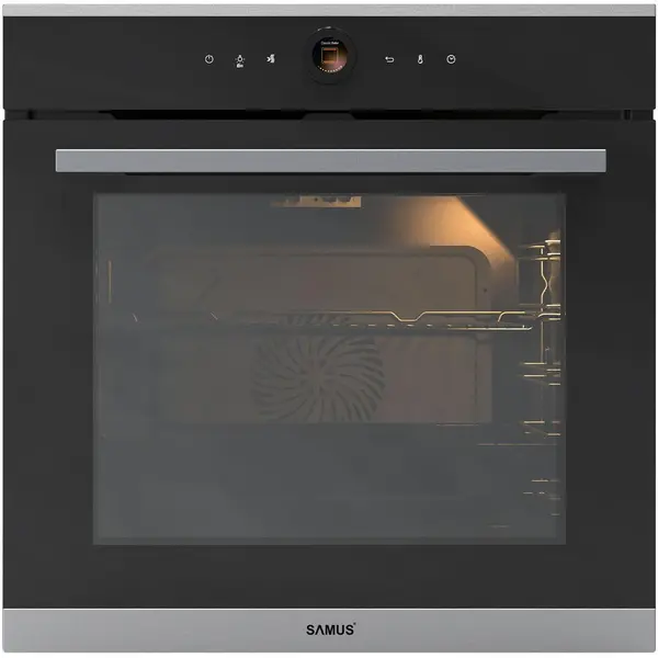 Samus Cuptor incorporabil Samus SC633GDT15, 74L, Negru