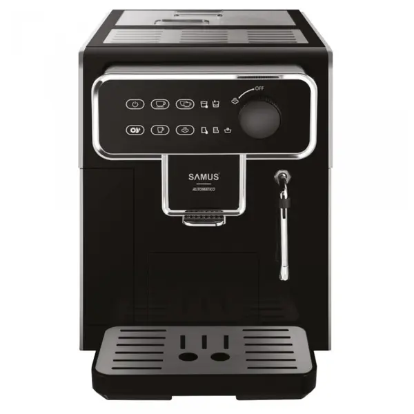 Samus Espressor cafea Samus Automatico, Putere 1350W, recipient apa 2.2L, Pompa de inalta presiune 15 bari, Touch Control