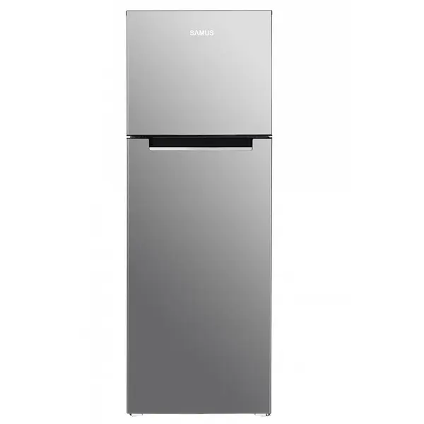 Samus Frigider cu congelator Samus SX466IE, motor inverter, Capacitate neta frigider/congelator: 229/75 l, Dezghetare automata la frigider, Clasa energetica E, Inox