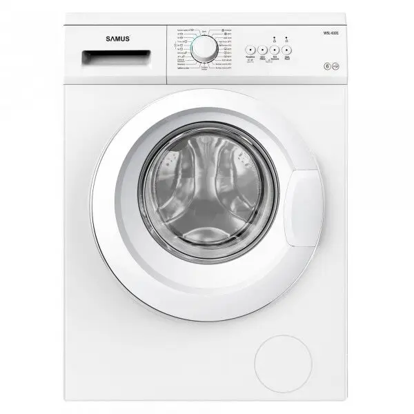Samus Masina de spalat rufe Samus WSL-6101, 6 kg, Slim, 1000rpm, Clasa D, Alb