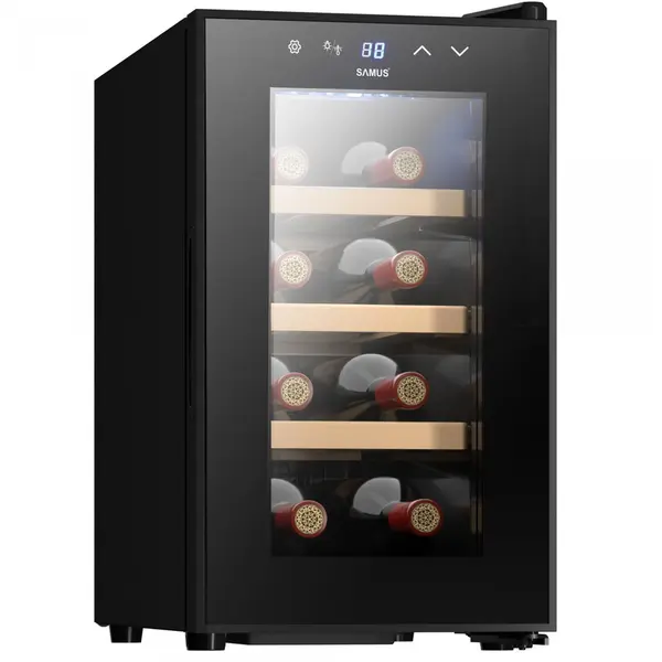 Samus Racitor de vin Samus SRV25LM8, 21 L, H 47.5 cm, Negru