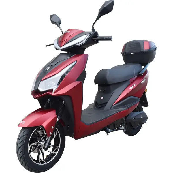 Samus Scuter electric Samus Napoli-12T1840-72V20-Red, 1500W, Viteza Maxima 25 km/h, Acumulator 72(612) V/ 20 Ah, Tip baterie plumb acid, Autonomie 65 Km,Rosu