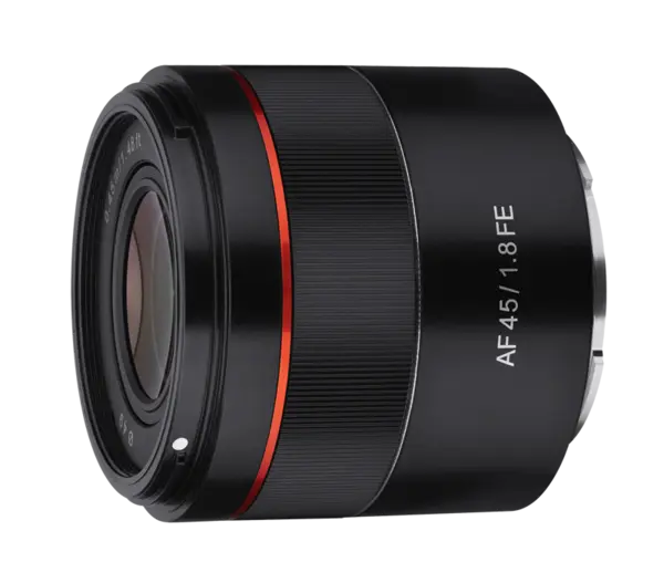 Samyang AF 45mm F1.8 Sony FE Obiectiv foto mirrorless, Full Frame, Diafragma F1.8, Filtru 49mm, Motor Linear STM, Montura Sony