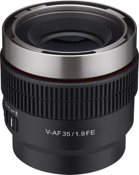 Samyang V-AF 35mm T1.9 Sony FE, Obiectiv video, cinematic, mirrorless, montura Sony