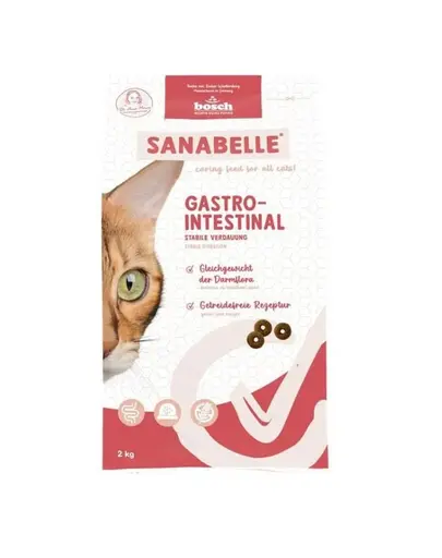 SANABELLE Gastrointestinal 2 kg hrană pentru pisici cu probleme intestinale