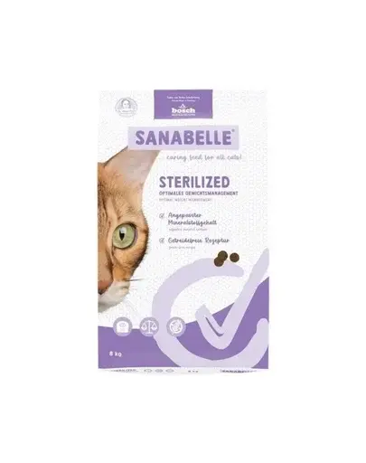 SANABELLE Sterilized 8 kg hrană pentru pisici sterilizate