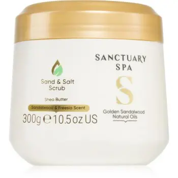 Sanctuary Spa Golden Sandalwood sare pentru exfoliere pentru corp